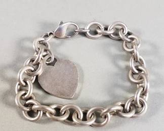 047 Lot 10 Tiffany Co sterling silver bracelet