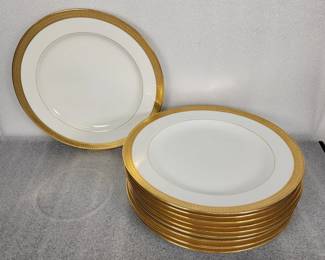 196 Lot 345h Antique gold rimmer Mintons Toledo Ohio