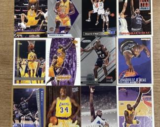 417 Lot 385h Lot of Shaquille O Neal basketball cards