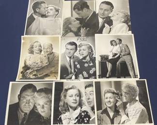 479 Lot 418h Lot of vintage Hollywood black and white photos