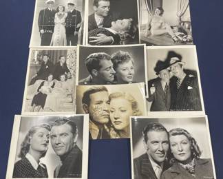 485 Lot 421h Lot of vintage Hollywood black and white photos