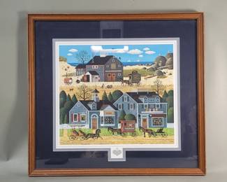 436 Lot 395 Charles Wysocki signed print