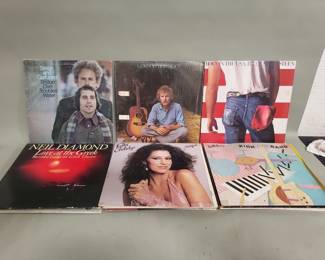 293 Lot 322 Group of Rock LP records