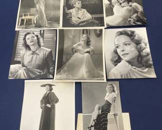 445 Lot 399h Lot of vintage Hollywood black and white photos