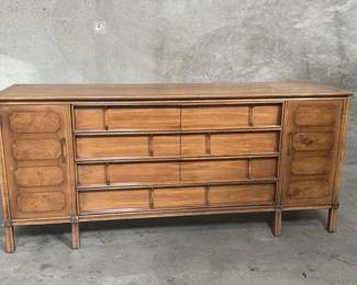 071 Lot 84 Mid century Modern Thomasville style walnut