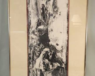 073 Lot 315hu Le Ba Dang signed numbered lithograph
