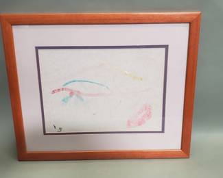 175 Lot 215 Abstract lithograph