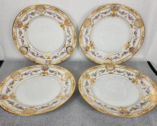 336 Lot 344h Vintage Dresden Saxony plates Germany