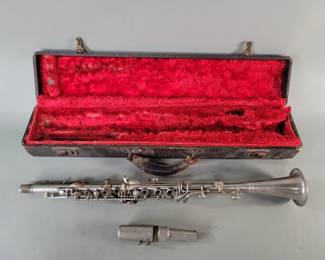 013 Lot 26 Rene Dumont brass clarinet
