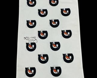 191 Lot 428h Kobe Bryant signed Gatorade towel
