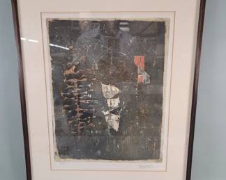 087 Lot 577 Johnny Friedlander signed etching