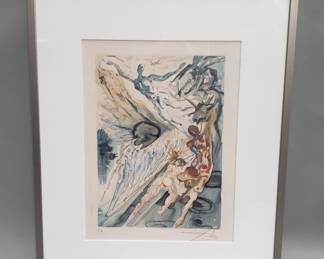 025 Lot 210 Artist proof Salvador Dali woodblock print