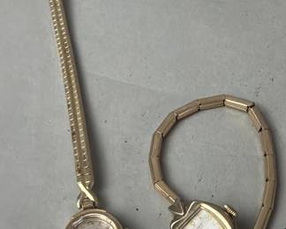 180 Lot 193 Pair of vintage women s watches