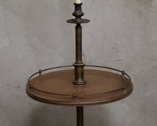 119 Lot 132 Stiffel brass and wood floor lamp