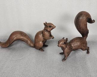 413 Lot 383h Mid Century Anthony Freeman ceramic squirrels
