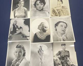 441 Lot 397h Lot of vintage Hollywood black and white photos