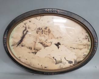 094 Lot 107 Antique Louis Icard style print