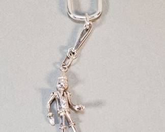 502 Lot 431 Italian sterling silver articulated Pinocchio