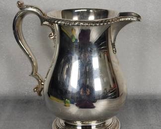 344 Lot 348h Gorham silver plate 4 1 2 pint pitcher
