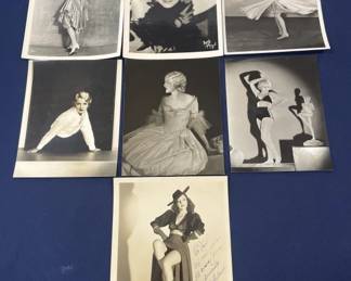 443 Lot 398h Lot of vintage Hollywood black and white photos