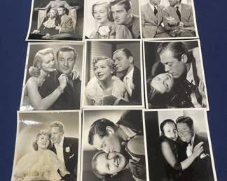 477 Lot 417h Lot of vintage Hollywood black and white photos
