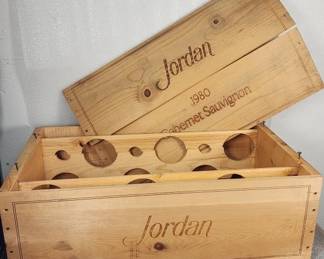 360 Lot 356h Vintage Jordan Cabernet Sauvignon wine crate