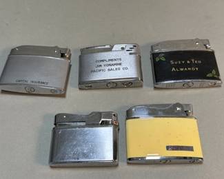 048 Lot 61 5 vintage lighters