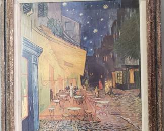 070 Lot 70 Vintage print of Vincent van Gogh s Caf Terrace