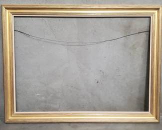 022 Lot 35 Large vintage gesso and gilt wood picture frame