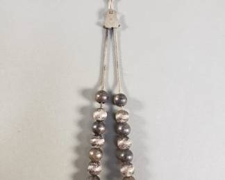 594 Lot 519 Vintage sterling silver prayer beads