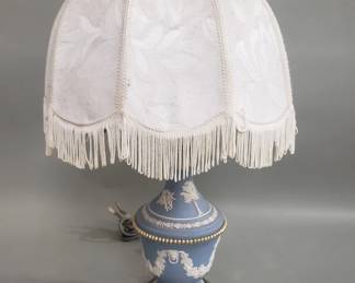 188 Lot 507 Wedgwood jasperware table lamp