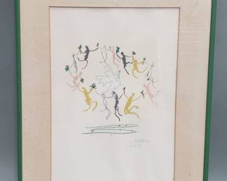048 Lot 549 Pablo Picasso reproduction lithograph
