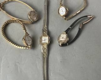 111 Lot 218 Five vintage women s watches