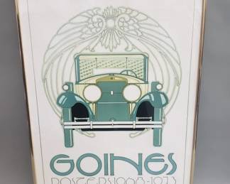 412 Lot 383 David Lance Goines exhibition poster