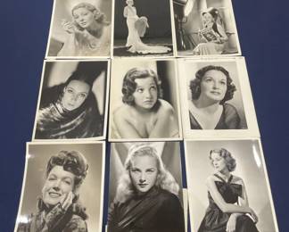 473 Lot 415h Lot of vintage Hollywood black and white photos