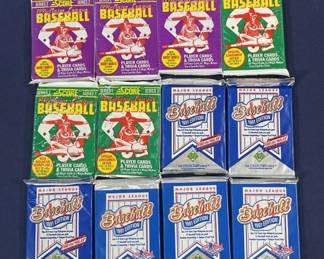 267 Lot 309h Lot of 1990s baseball card packs