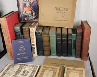 431 Lot 392h Antique books Charles Dickens Maya Angelou