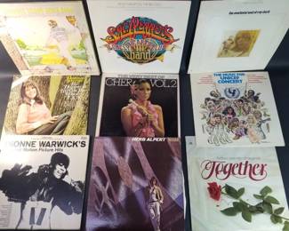 297 Lot 324 Rock N Roll LP records