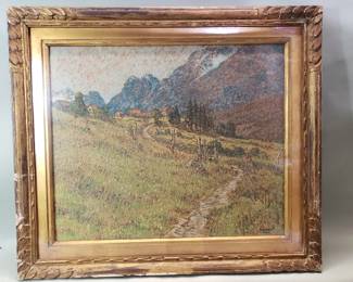 017 Lot 79 Antique 1925 signed William Henry Singer Jr