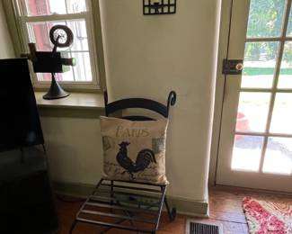 Metal bistro chair - 2 available