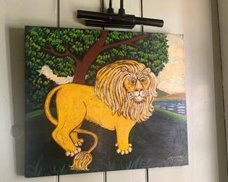 Folk art Lion