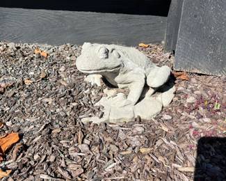 Frog lawn decor
