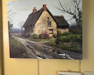English cottage print