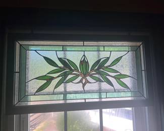 Stained glass window decor