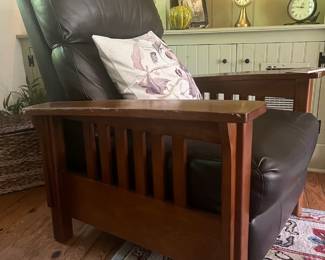 Mission style recliner - 2 available