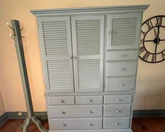 Cottage style TV armoire, 2 available