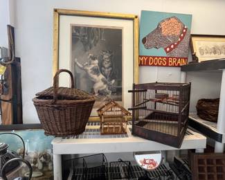 Bird cages and baskets