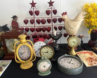hearts and clocks