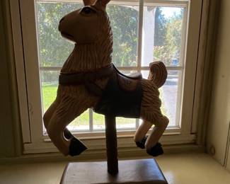 Rabbit carousel decor