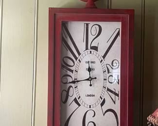 rustic wall clock